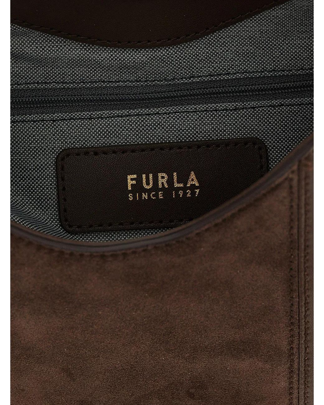 Furla Brown Goccia S' Shoulder Bag