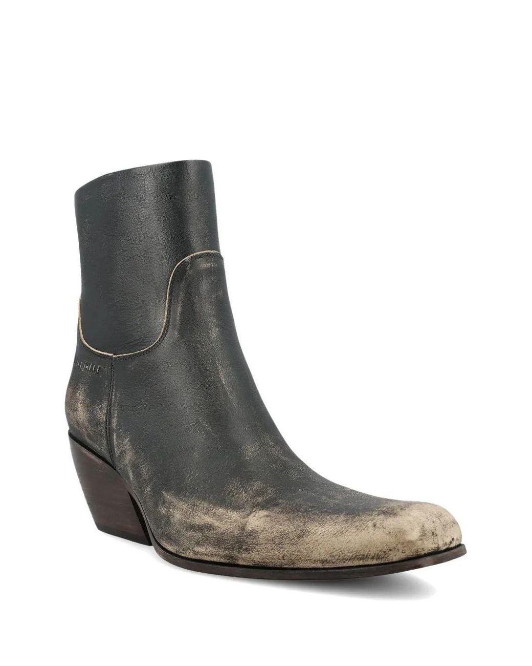 Balenciaga Brown Memphis Ankle Boots
