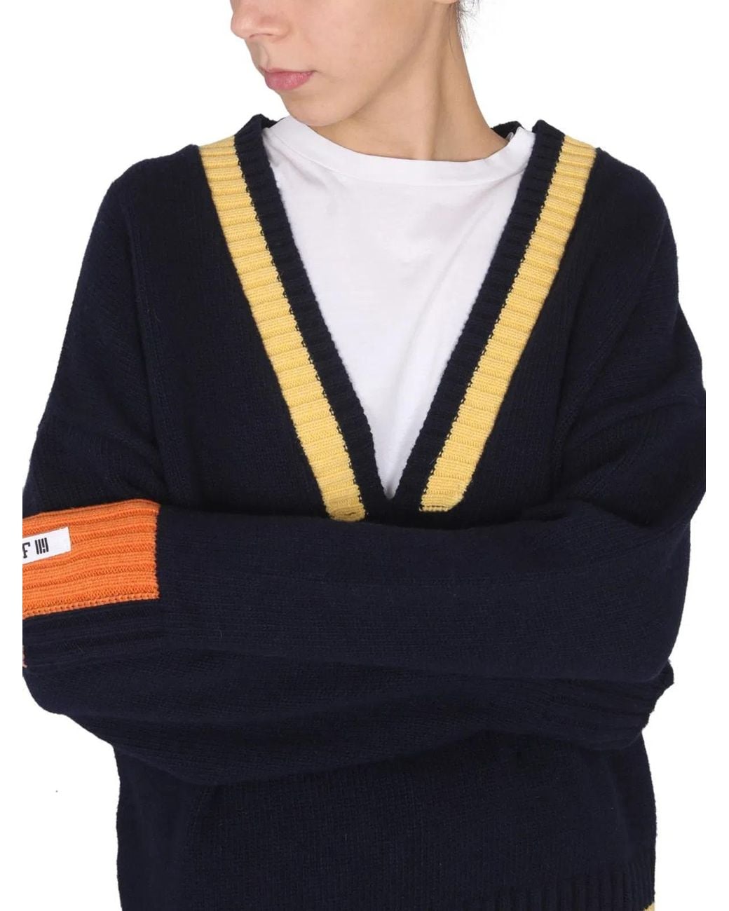 RIGHT FOR Blue V-Neck Jersey