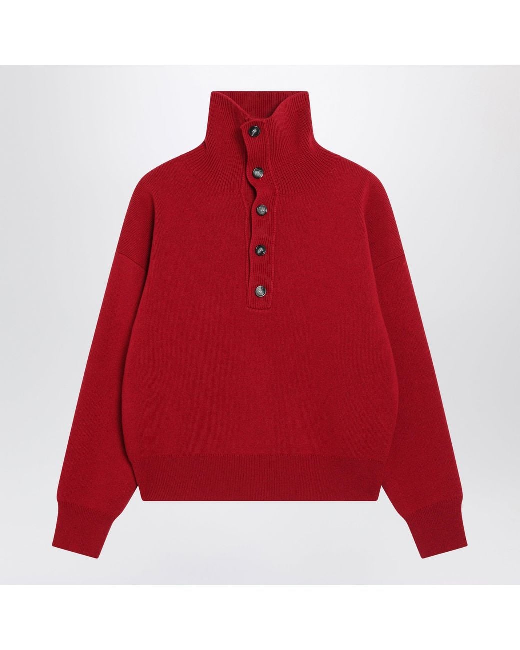 AMI Red Wool Sweater
