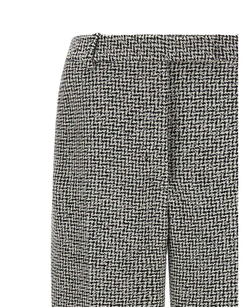 Tom Ford Gray Houndstooth Pattern Pants