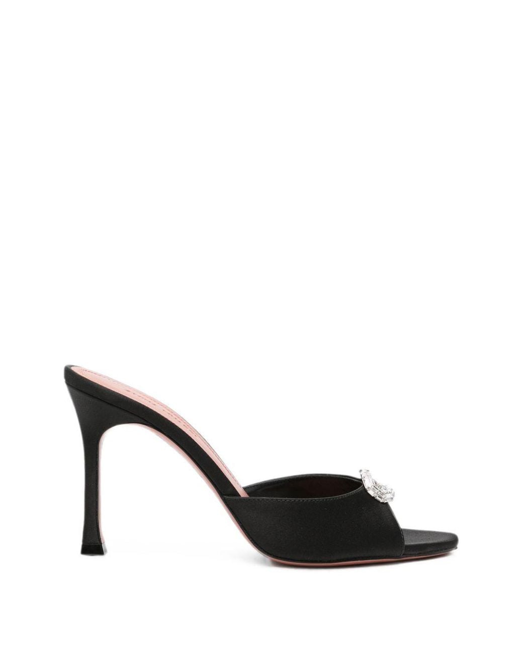 AMINA MUADDI Black Slip On Heels
