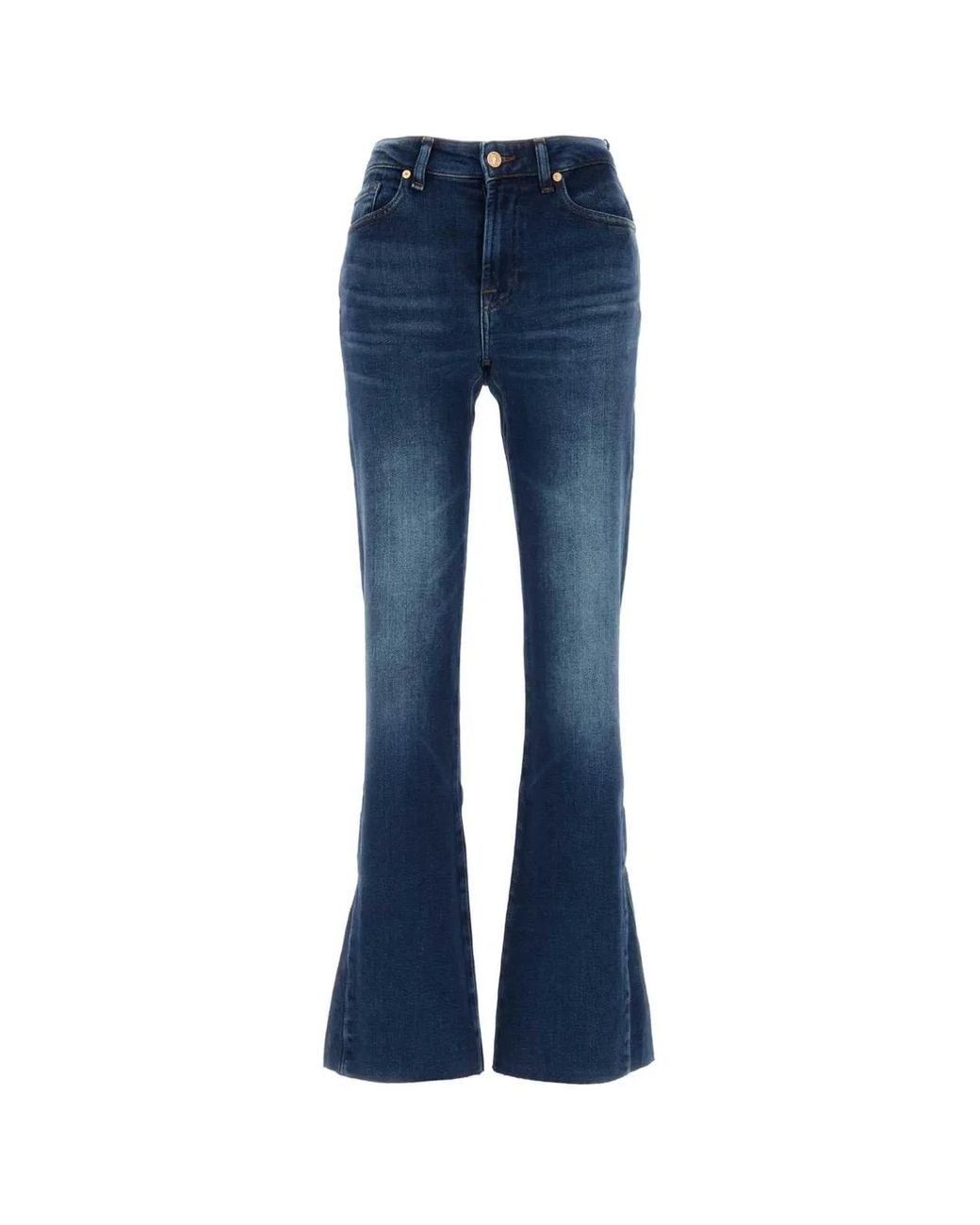 7 For All Mankind Blue Leggy Bootcut
