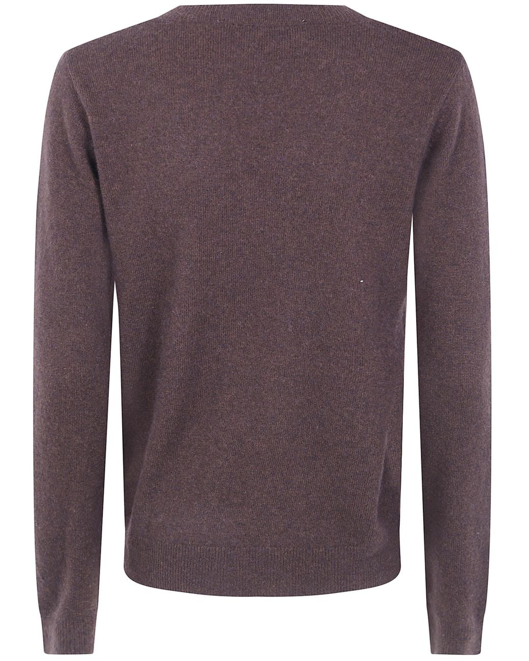 ABSOLUT CASHMERE Purple "Alya" V Neck Sweater