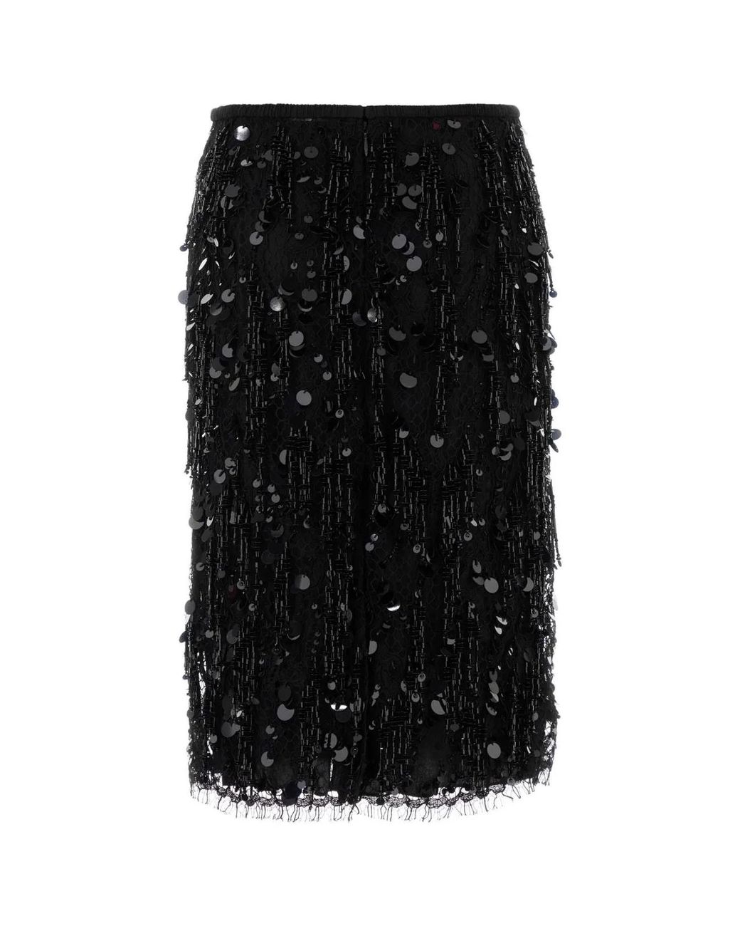 Gucci Black Lace Skirt