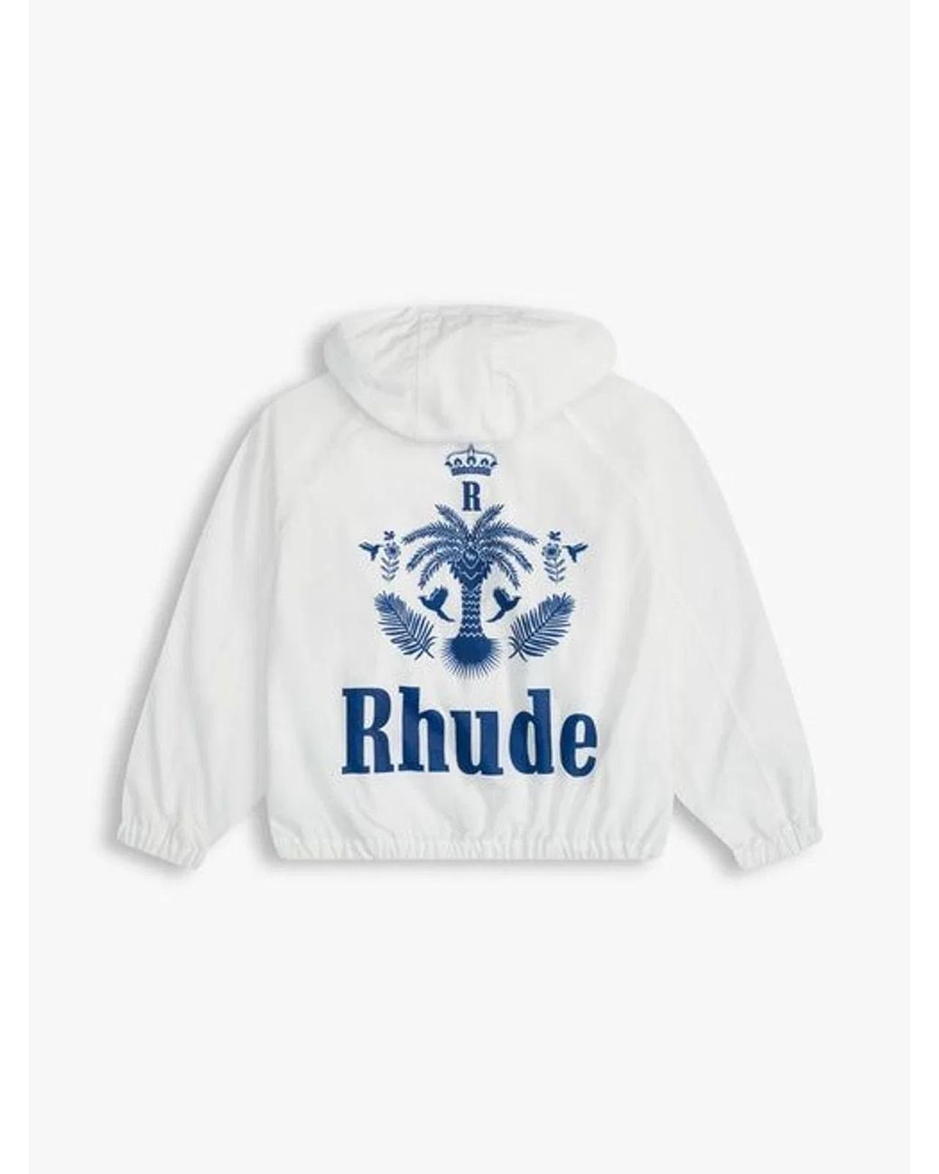 Rhude White Palm Track Jacket for men