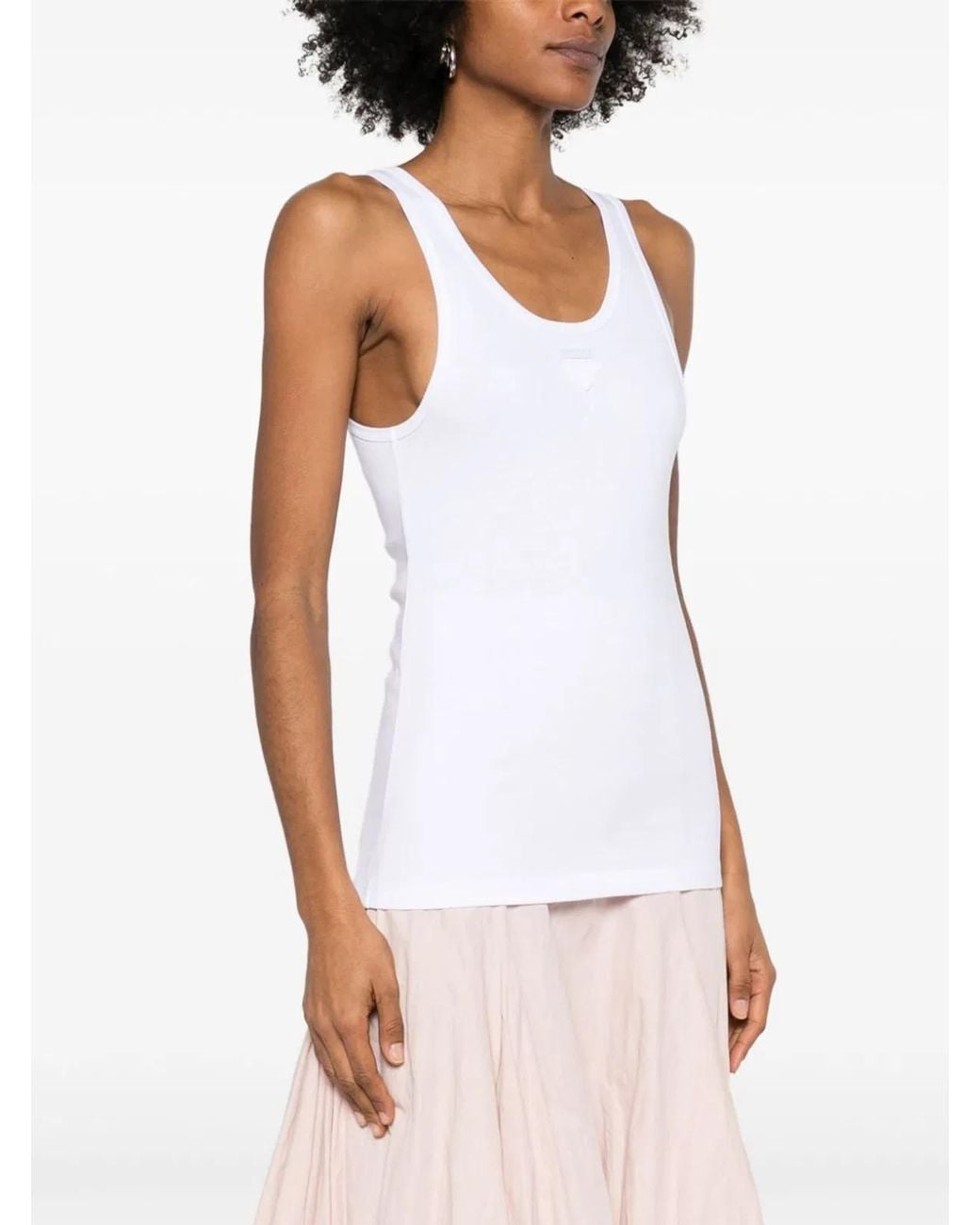 Prada White Tank Top