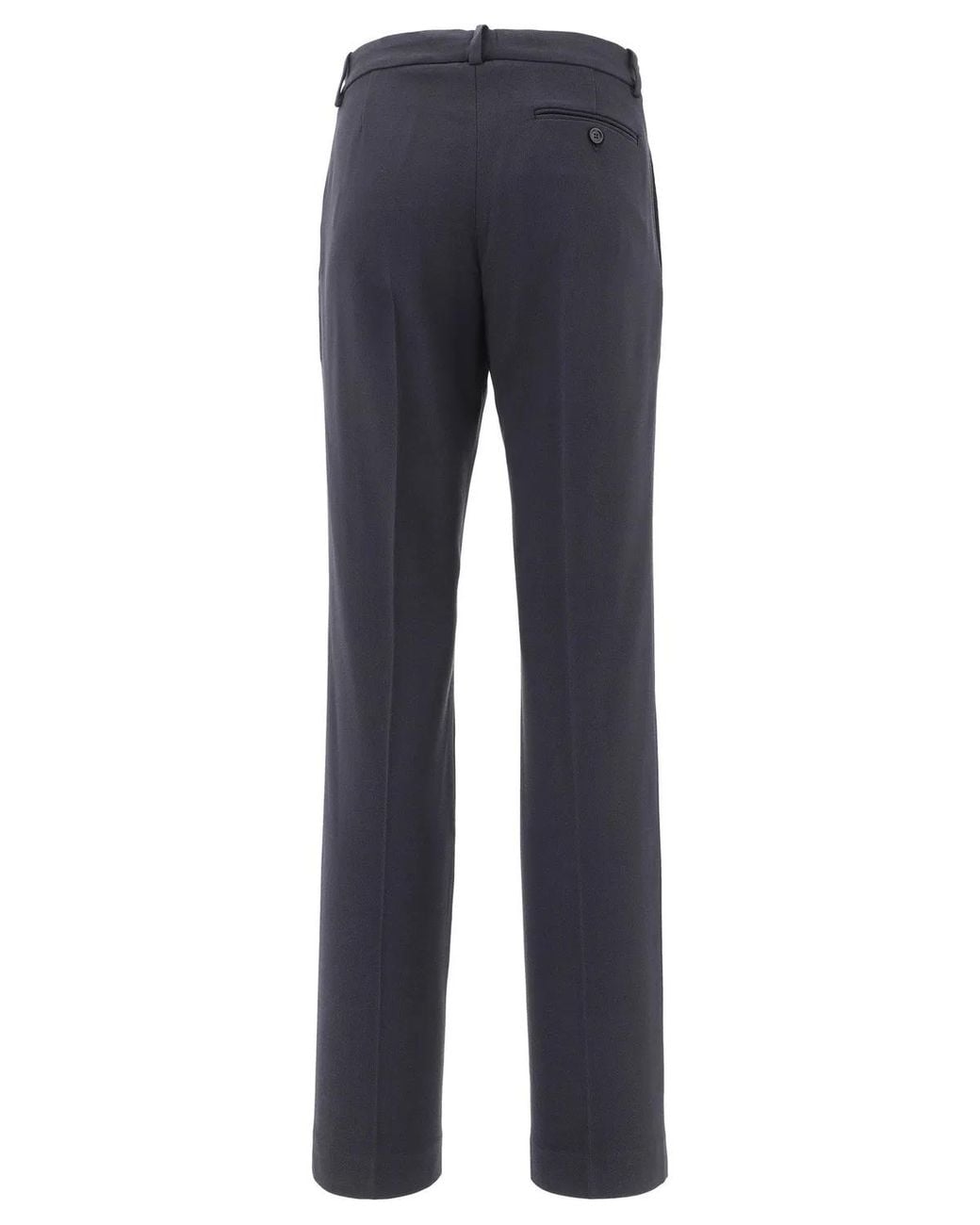 Aspesi Blue Pressed Crease Tailored Trousers