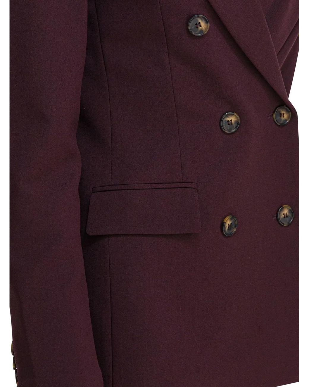 Semler Purple Bordeaux Elastane Jacket