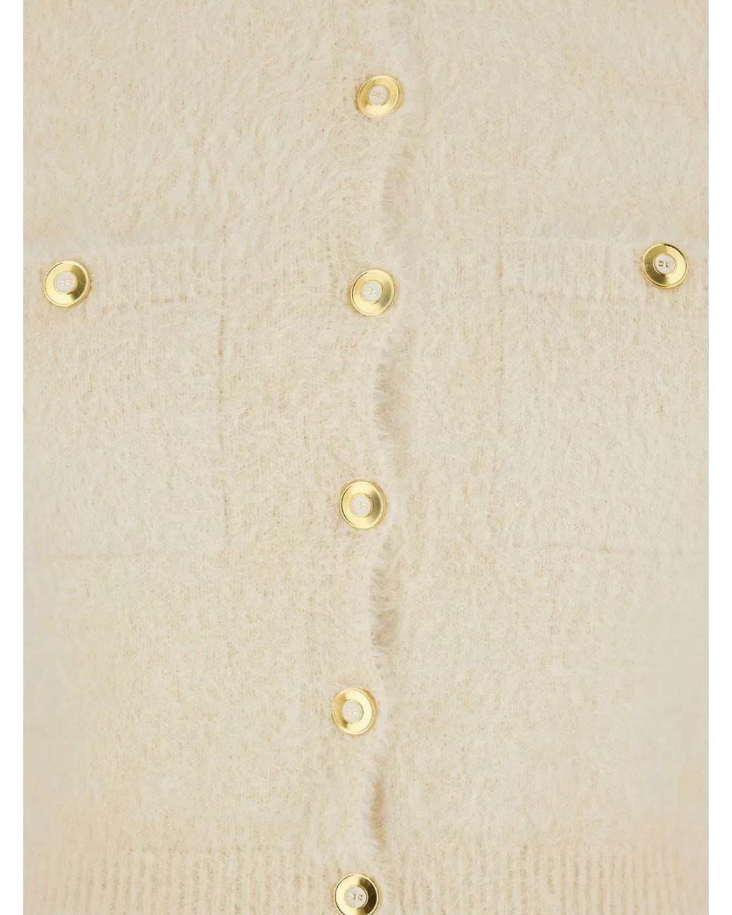Elisabetta Franchi Natural Milk Wool Sweater