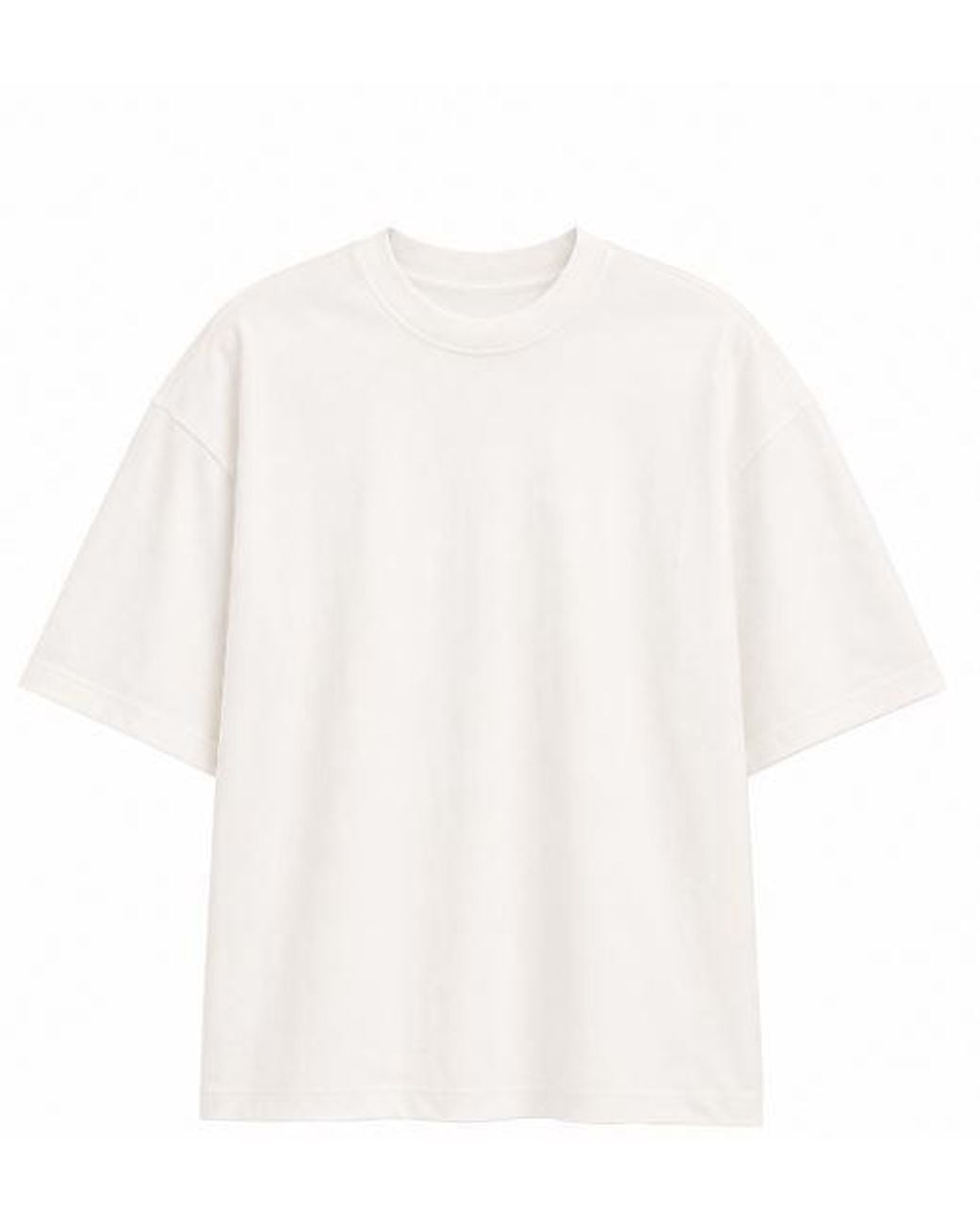 ELEH White Cutout Detail T-Shirts Polos