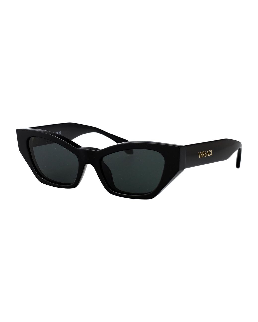 Versace Black Acetate Sunglasses