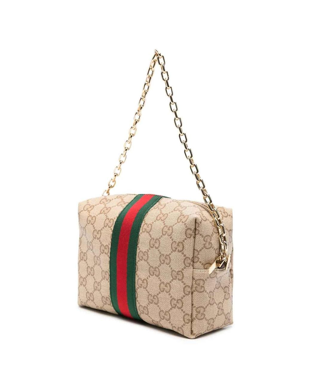 Gucci Natural Vinsanbr/Dkbr Mini Bag