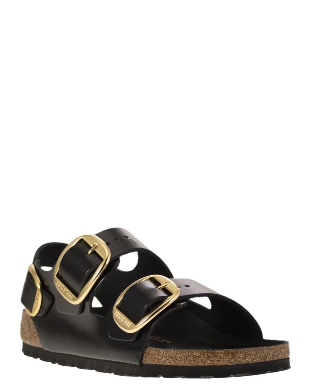 Birkenstock Black Milano Big Buckle