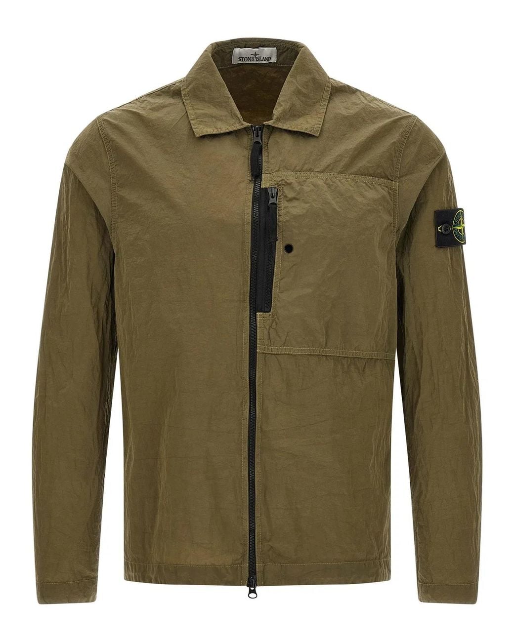 Stone Island Green '120004' Overshirt for men