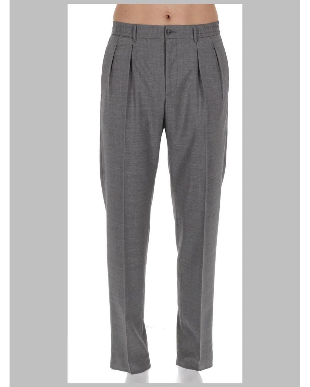 Tagliatore Gray Tailored Trousers for men