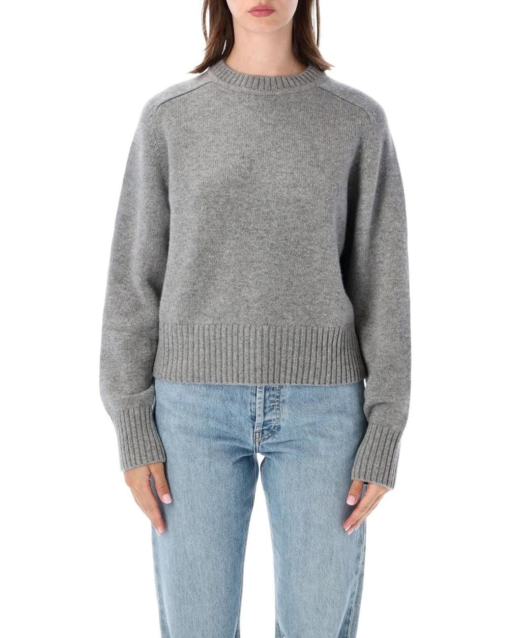 Extreme Cashmere Gray N°167 Please Cashmere Sweater