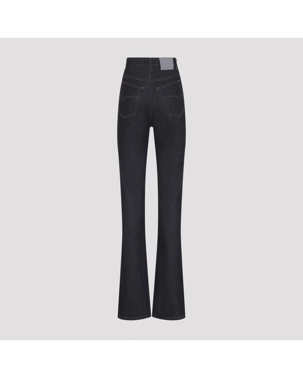 Balenciaga Blue High Waist Slim Jeans