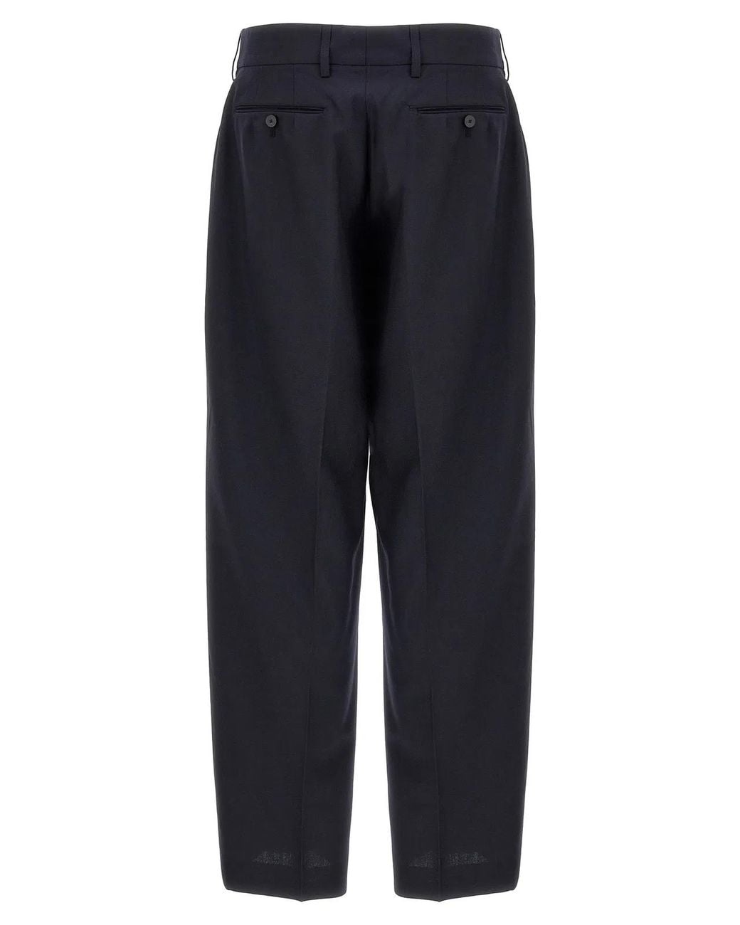 Cellar Door Blue Front Pleat Pants for men