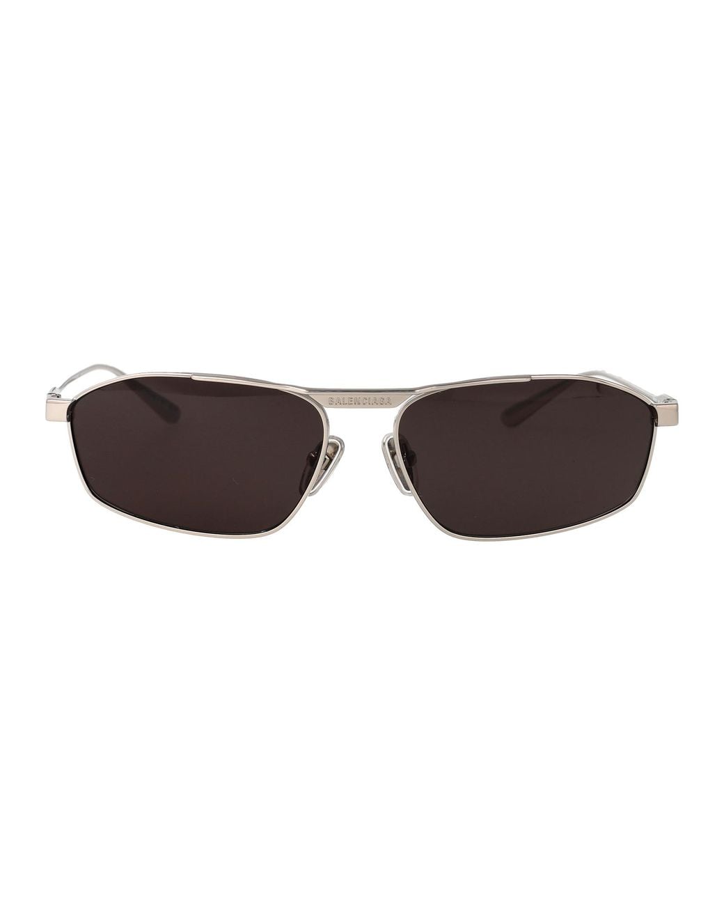 Balenciaga Brown Metallic Sunglasses