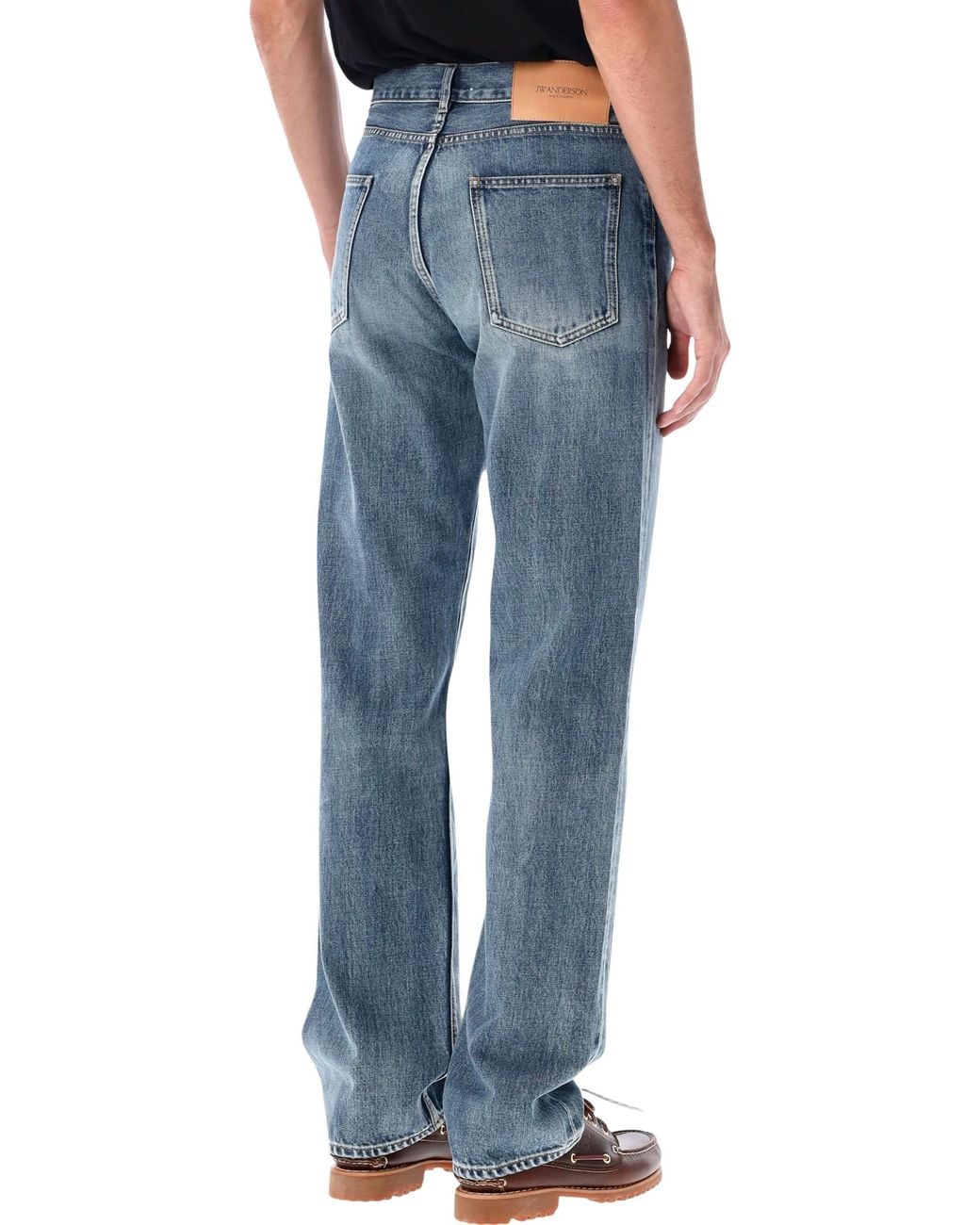J.W. Anderson Blue Wide-Leg Jeans for men