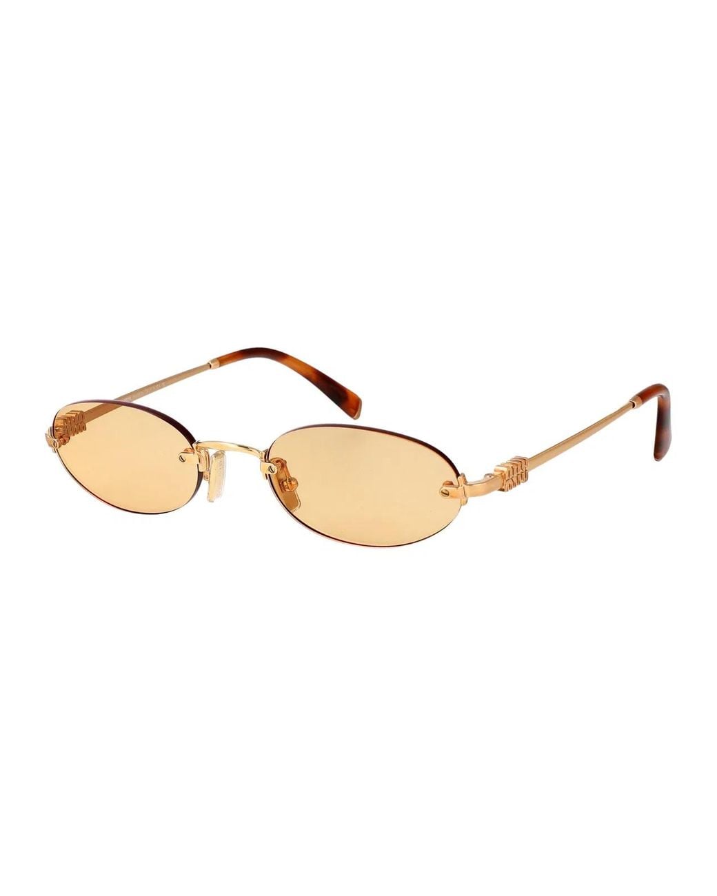 Miu Miu Natural Metal Sunglasses