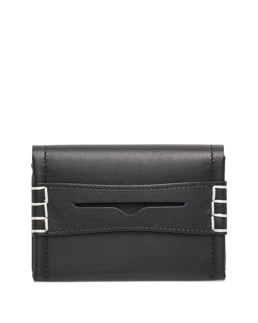 J.W. Anderson Gray Loafer-Folding Card Holder for men