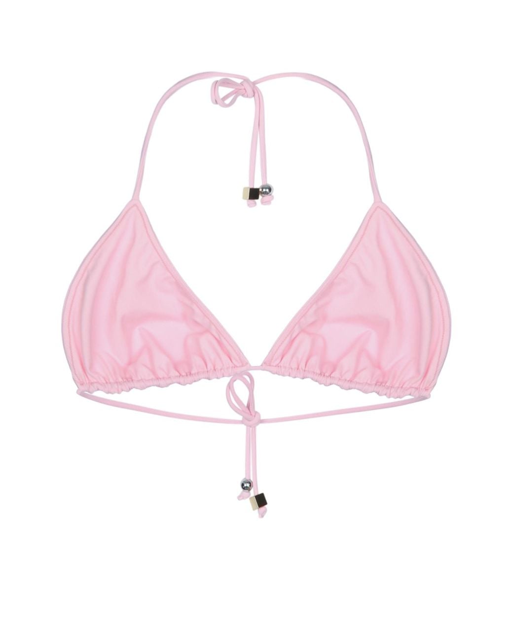 Jacquemus Pink Triangle Bikini Top