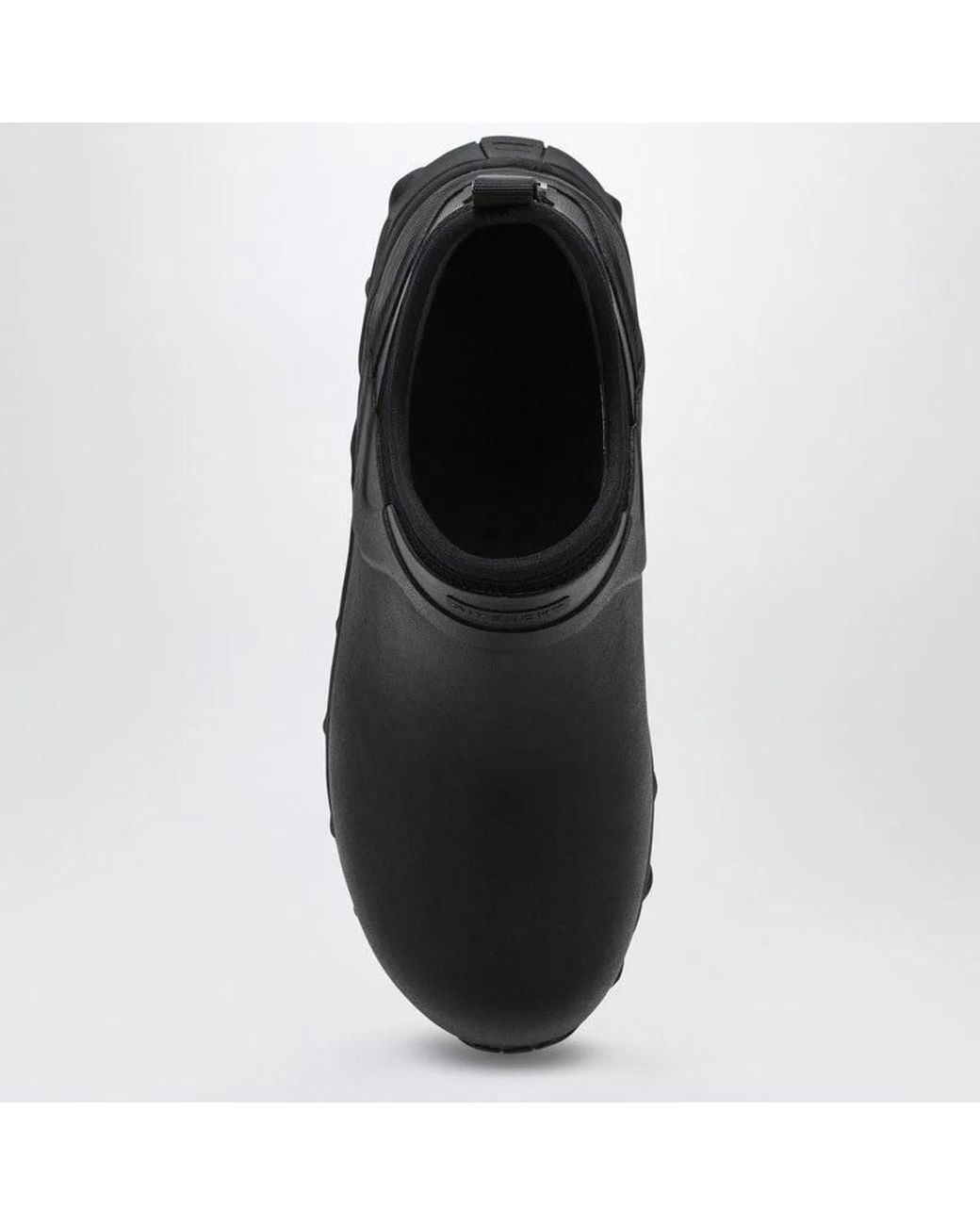 Givenchy Black Bogs Rubber Chelsea Boots for men