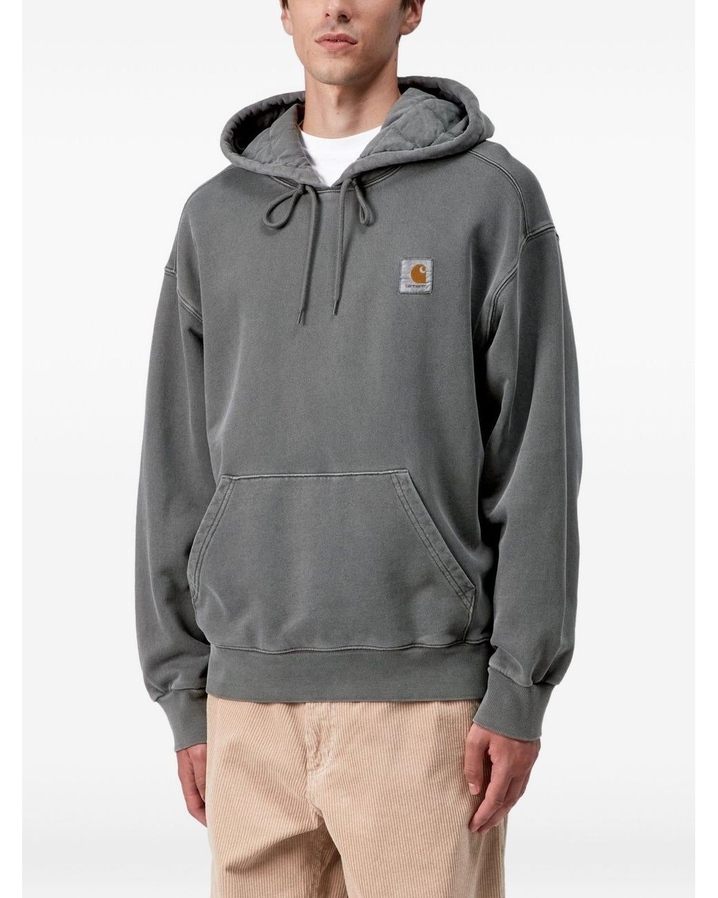 Carhartt Gray Hooded Vista Sweat for men