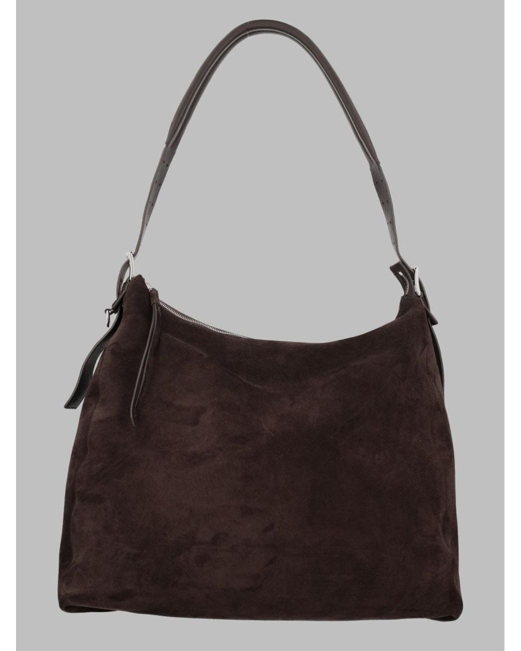 Lemaire Brown Style Minimal Mini Shoulder Bag For