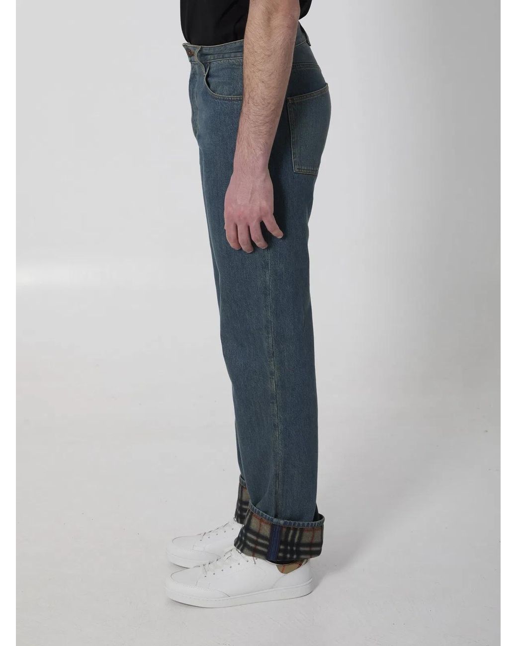 Burberry Blue Dexter Denim Jeans for men