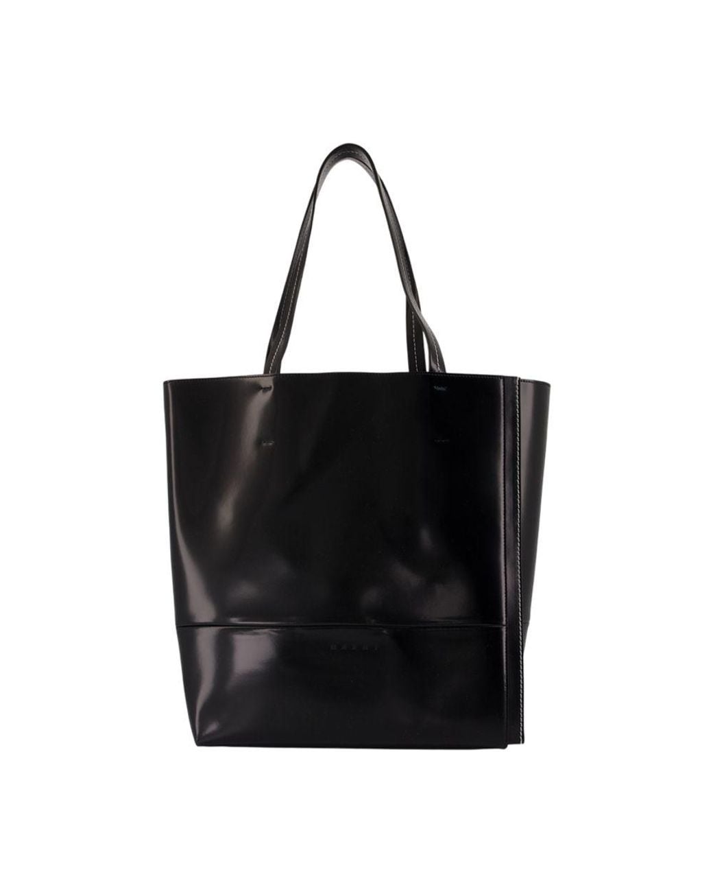 Marni Black Museo Large Shopper Bag for men