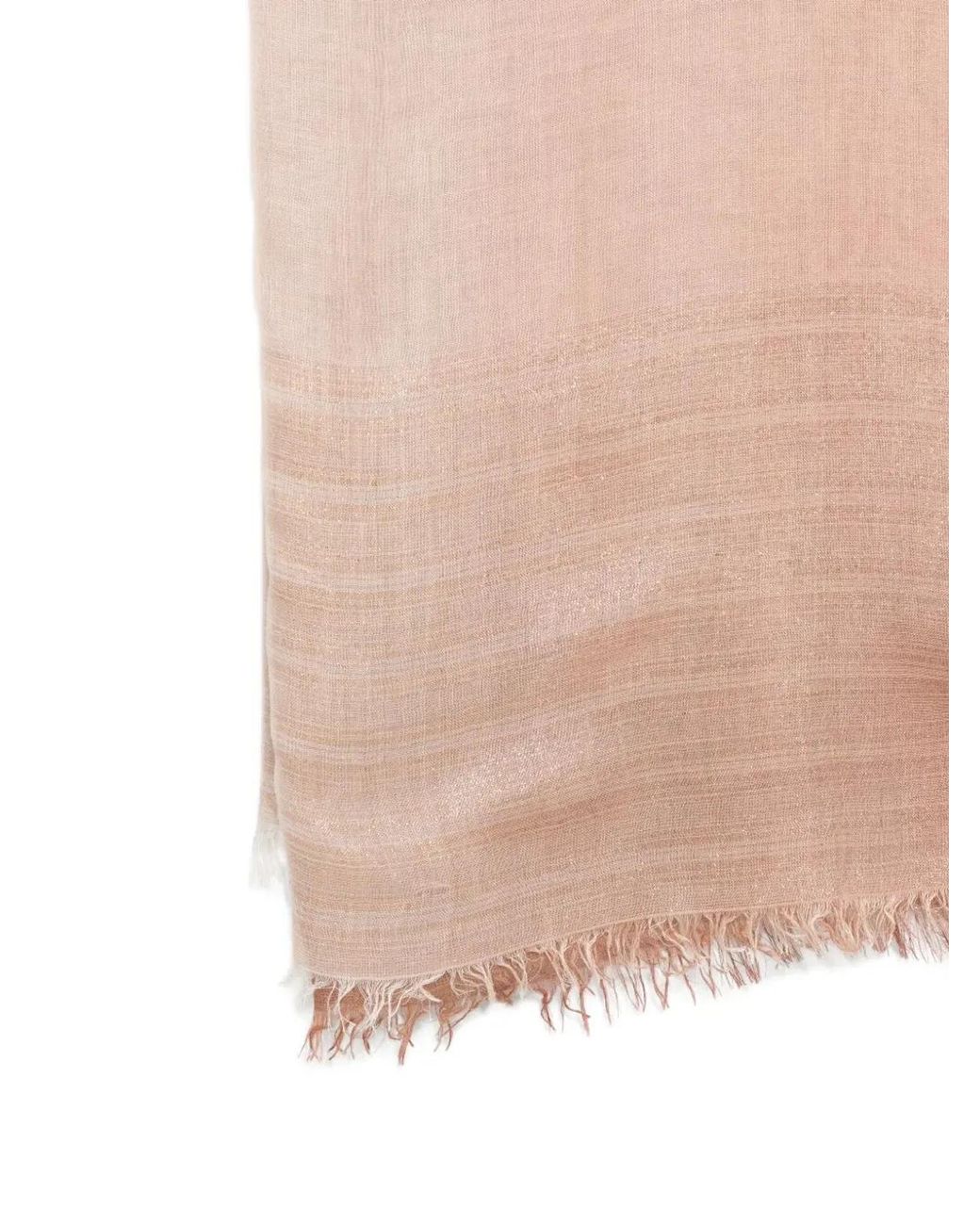 Faliero Sarti Pink Clizia Cashmere Blend Stole
