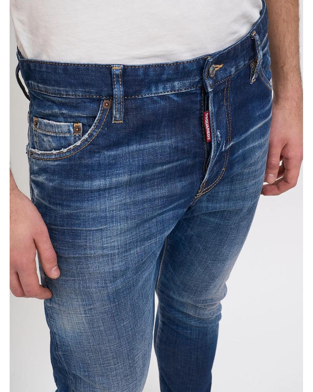 DSquared² Blue Kawaii Denim Pants for men
