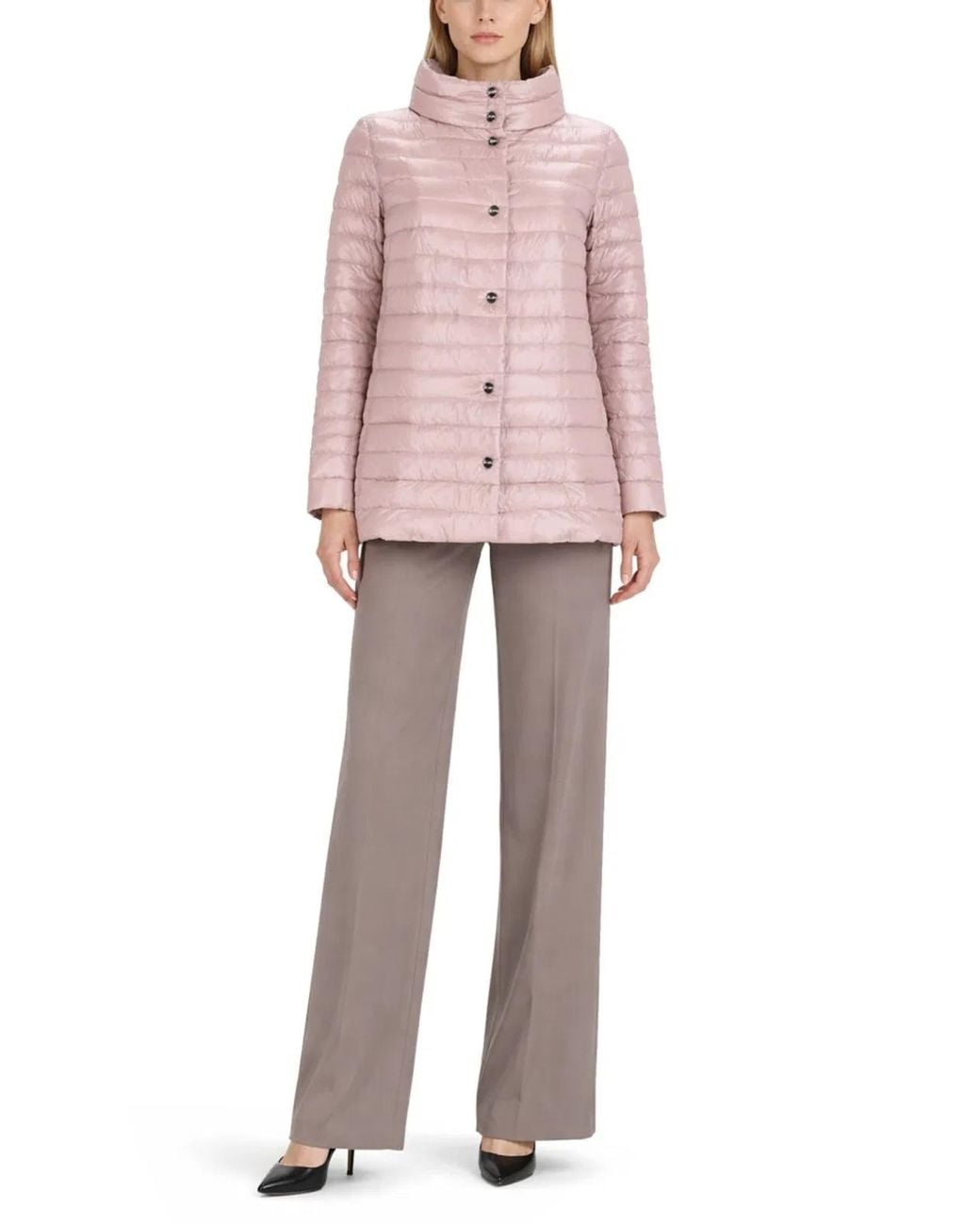 Herno Pink Quilted Puffer Jacket