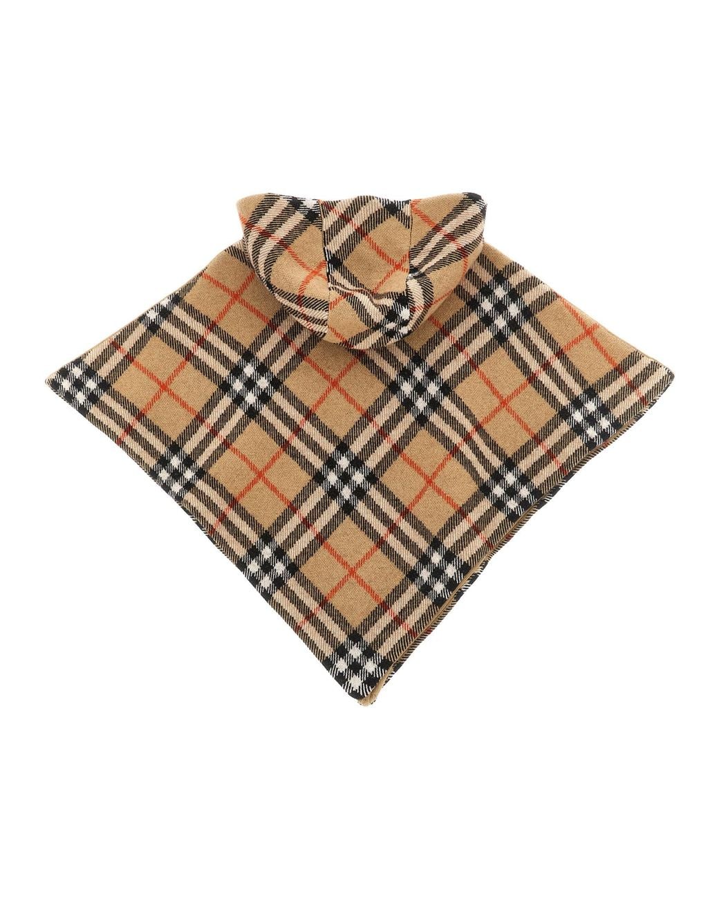 Burberry White 'Lette' Cape