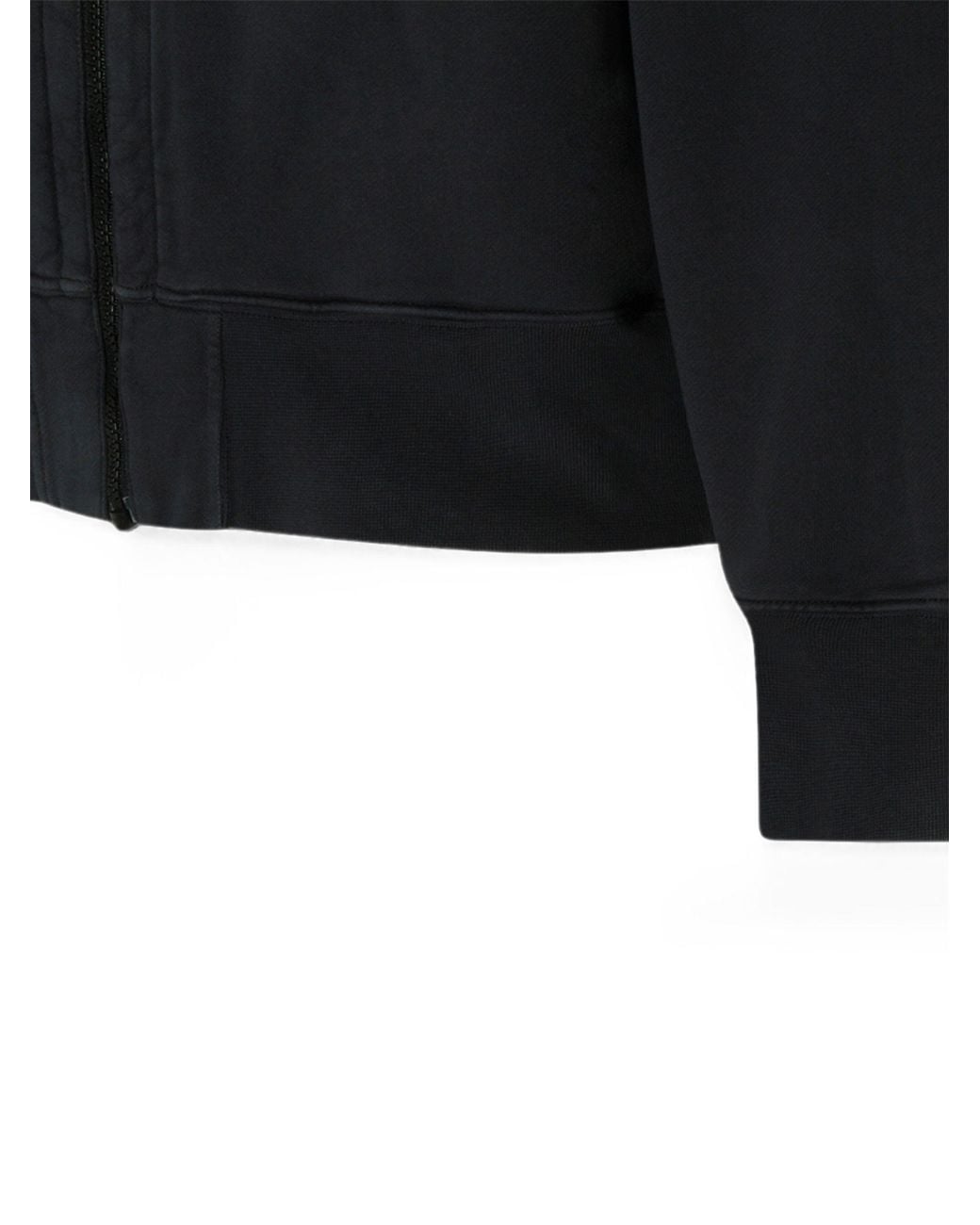 Stone Island Black Hoodie Sweater for men