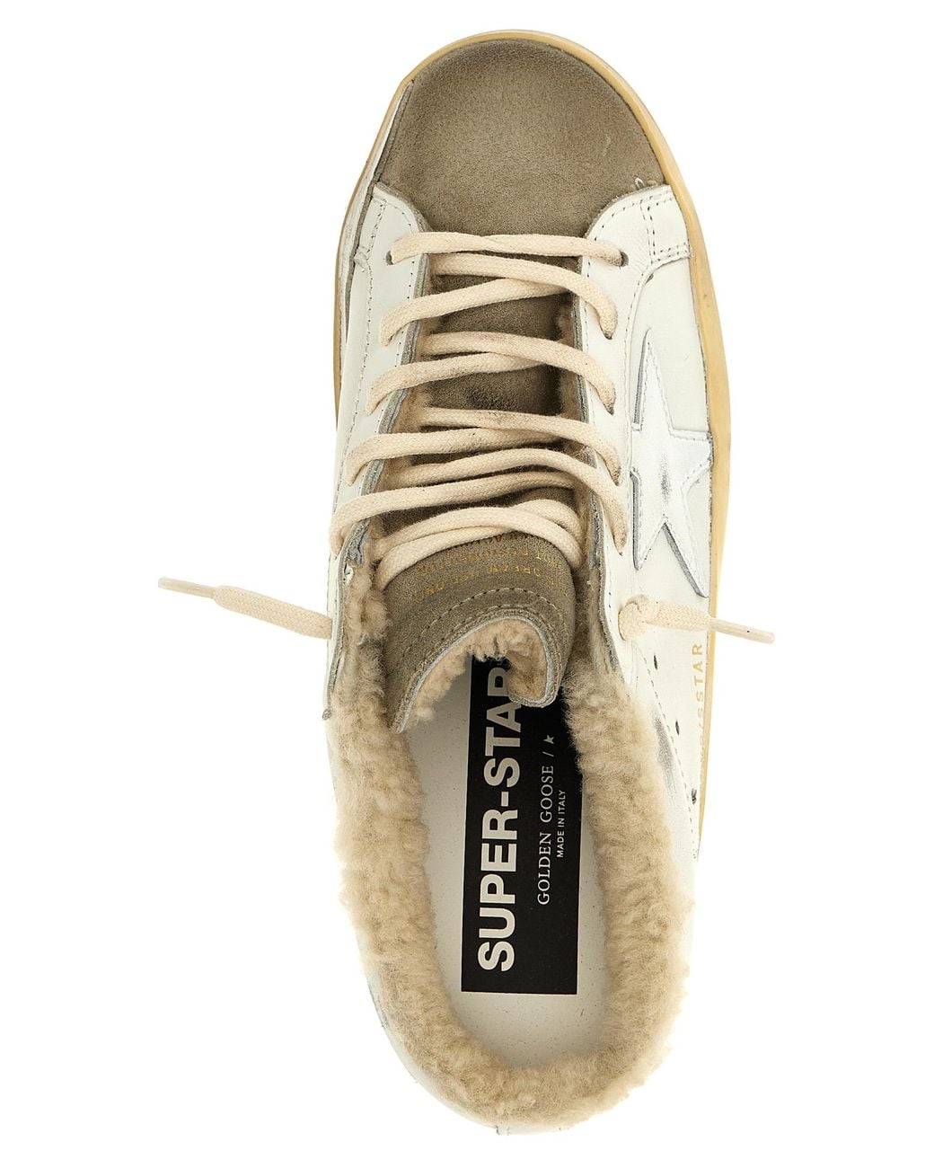 Golden Goose Deluxe Brand Natural 'Superstar' Sabots