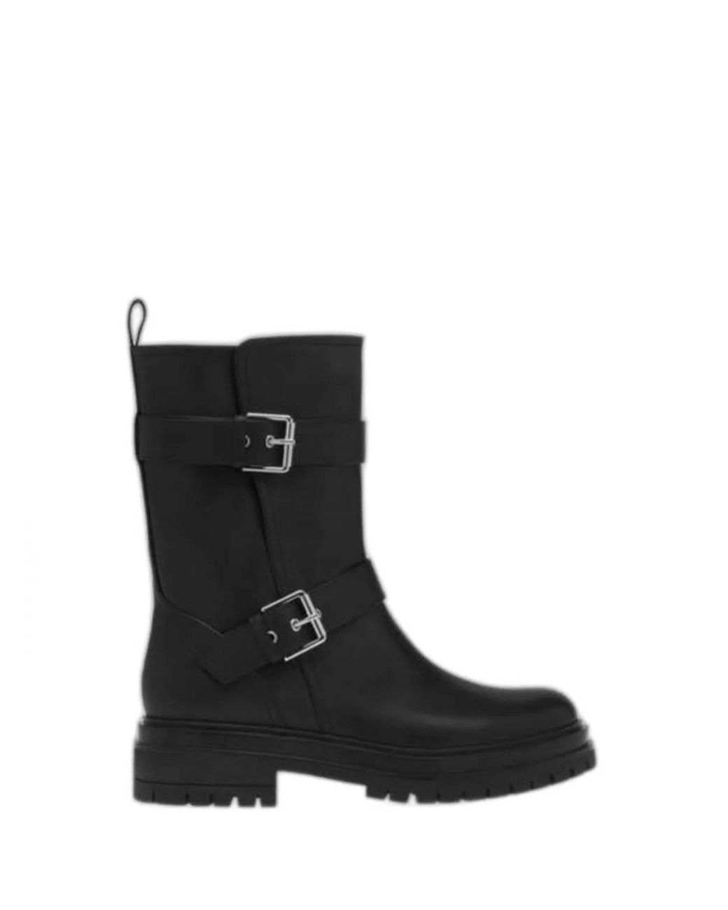 Gianvito Rossi Black Thiago Biker Bootie