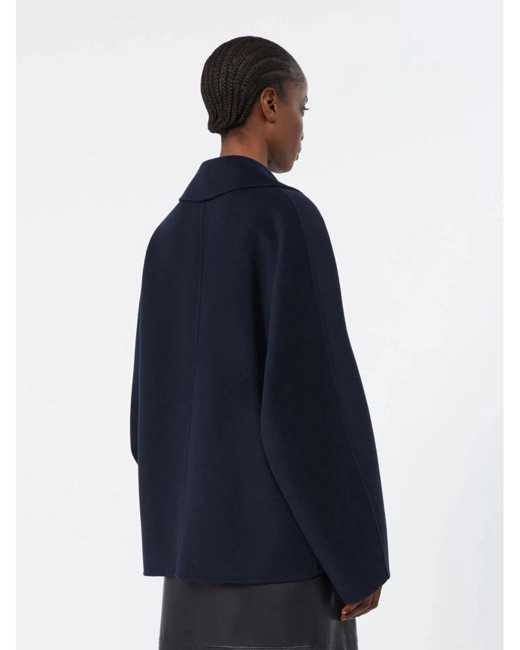 Max Mara Blue S Max Mara Smmadele Short Coat
