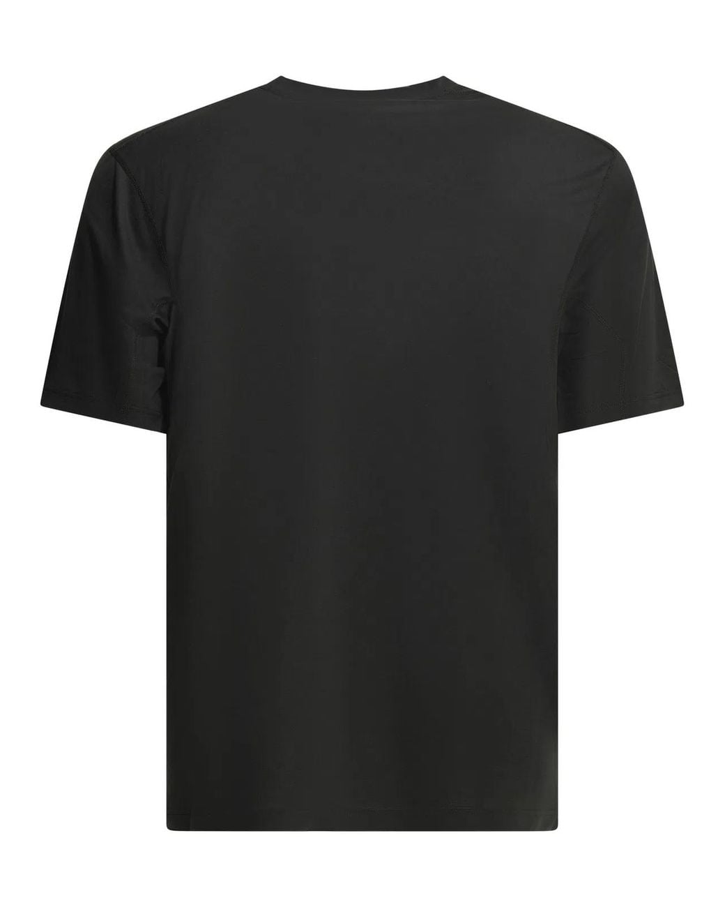 Houdini Sportswear Black Pace Air Message Recycled Polyester Crewneck T-Shirt for men