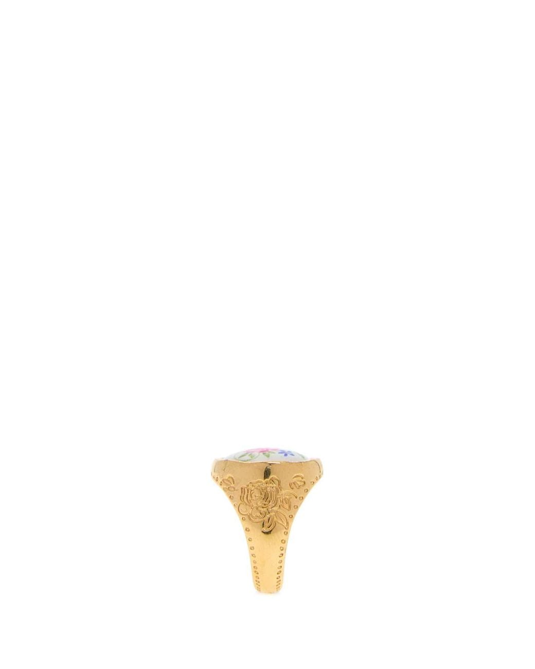 Chloé Metallic Metal Chloã Bloomcraft Ring