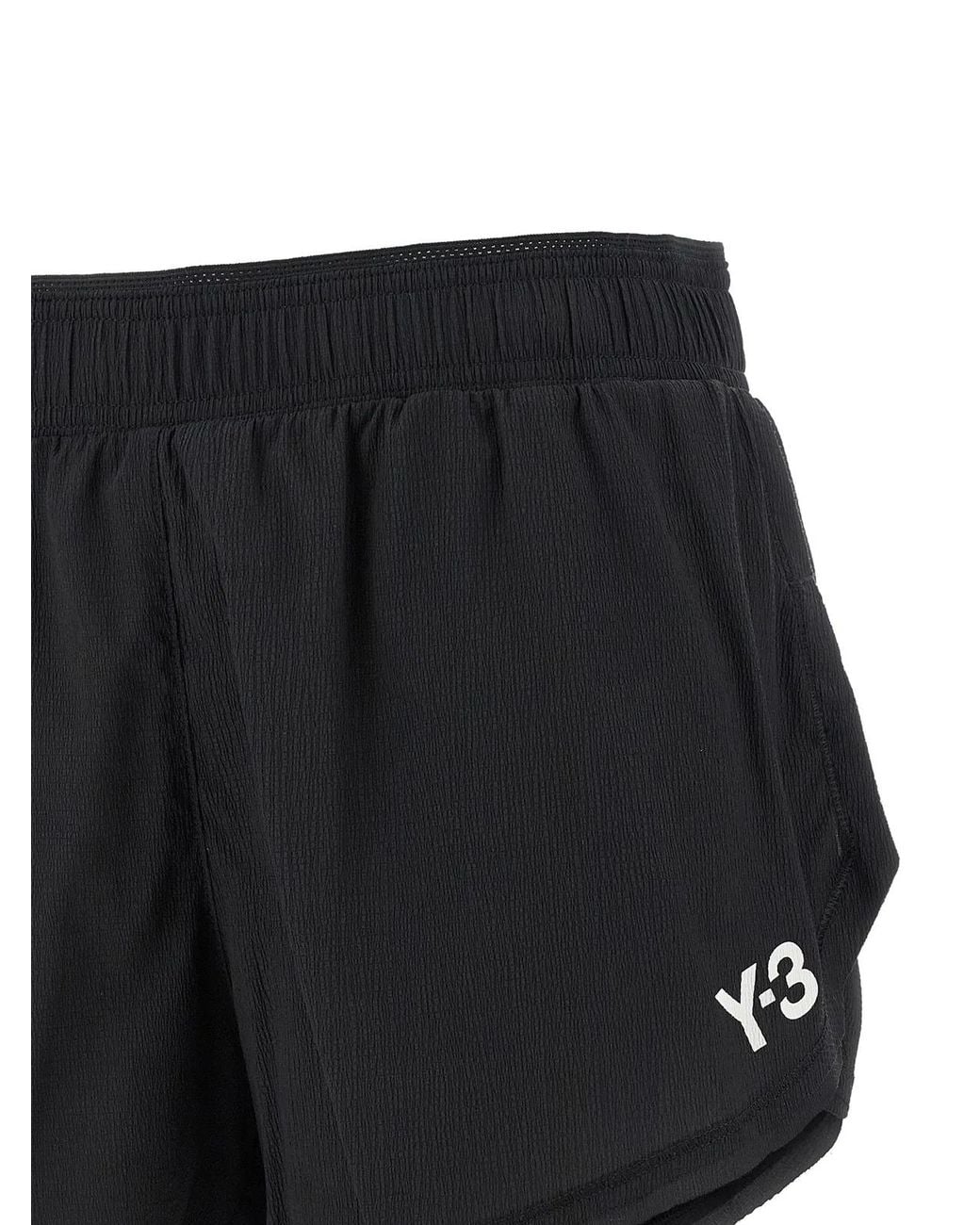 Y-3 Black Logo Shorts
