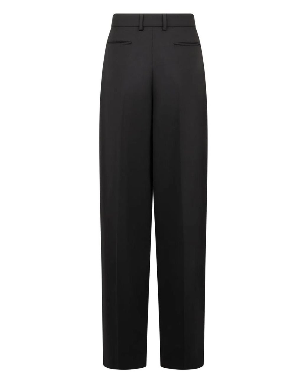 GIUSEPPE DI MORABITO Black Wool Trousers