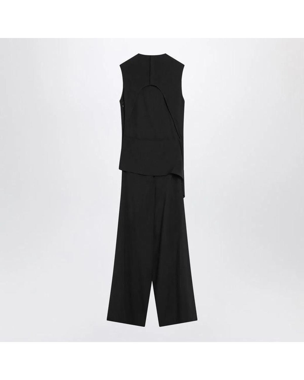 Alaïa Black Alaia Full Jumpsuit With A Belt