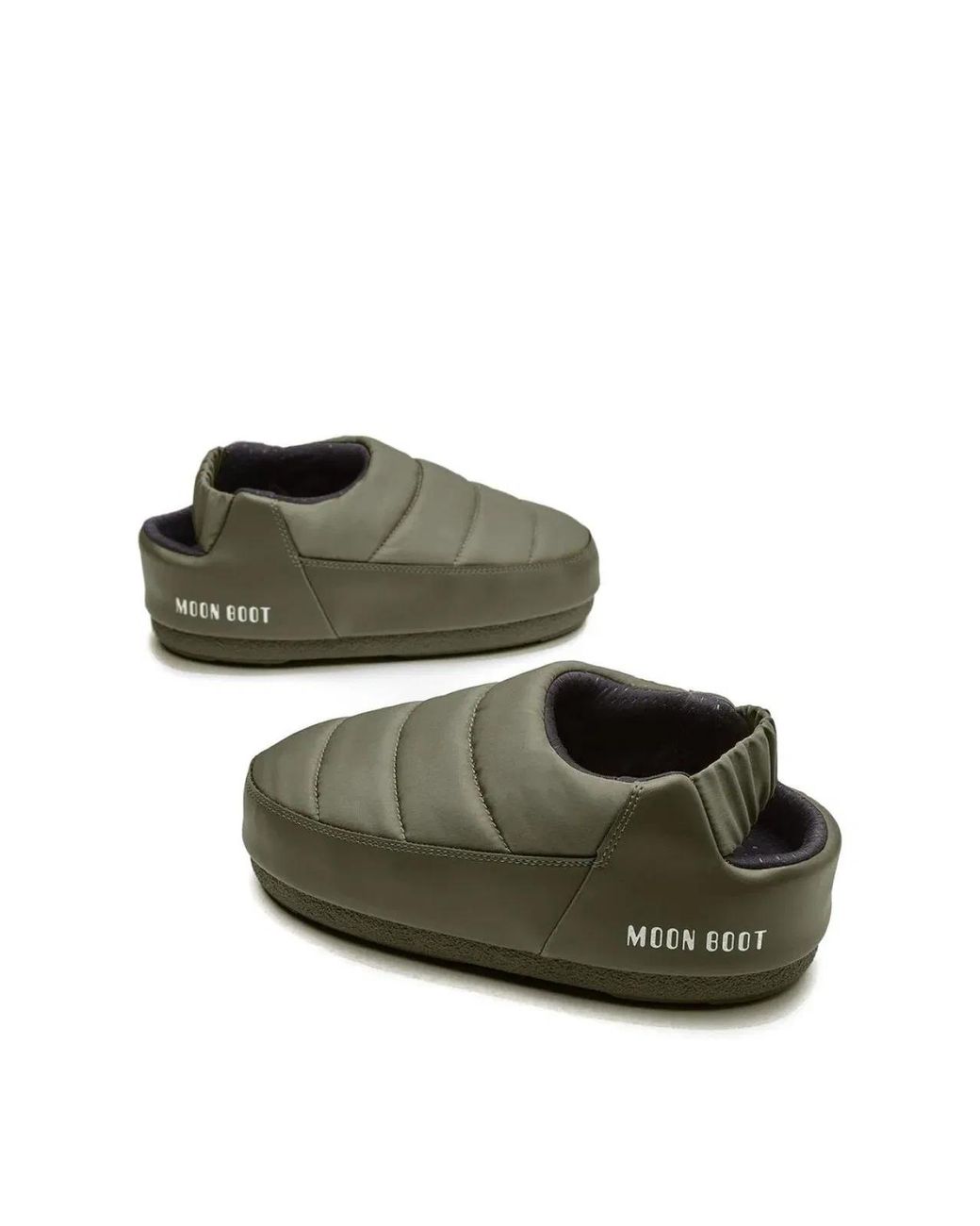 Moon Boot Green Evolution Logo Mules Sandals for men