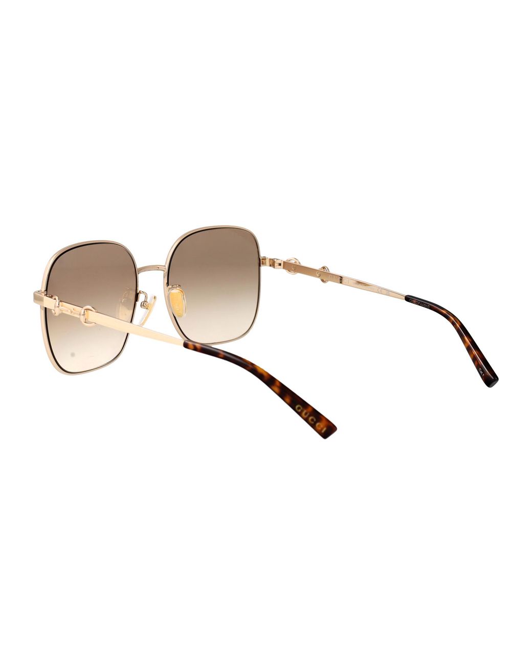 Gucci Natural Ivory- Metal Sunglasses