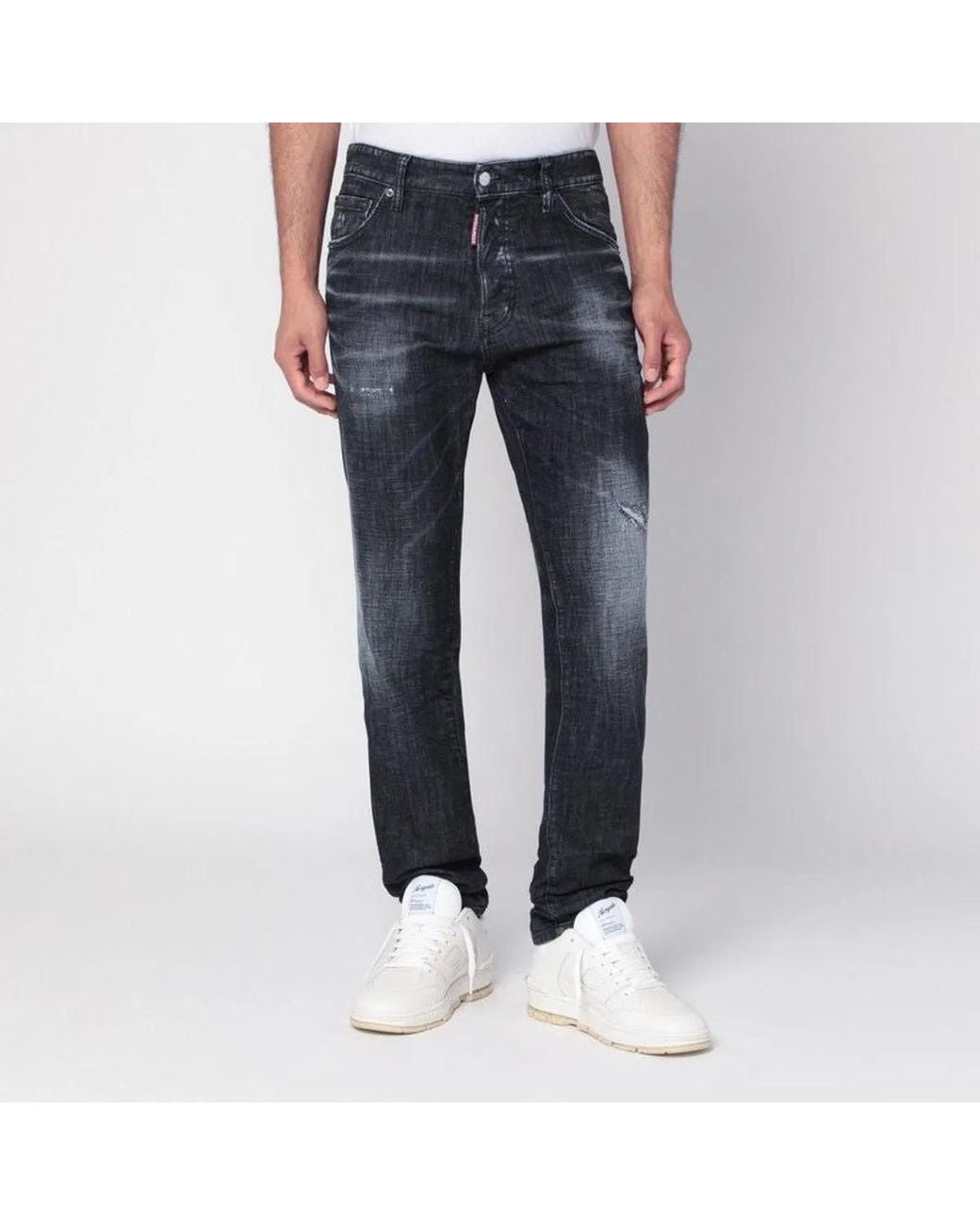 DSquared² Blue Pants 5 Pockets for men
