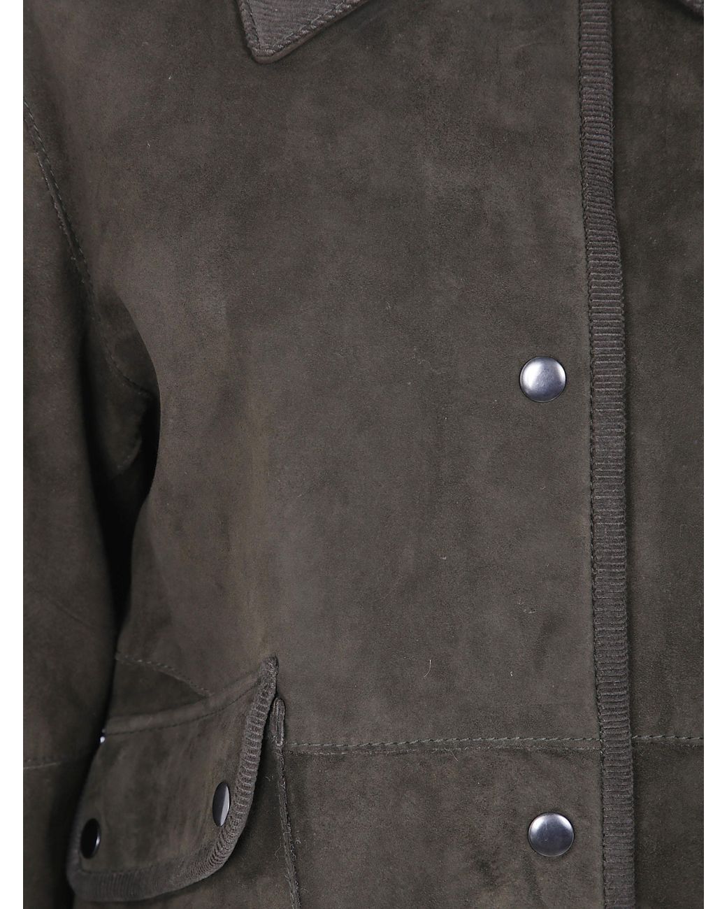 The Jackie Leathers Black "Maeve" Suede Jacket